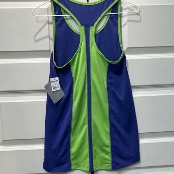 NWT Reebok racer‎ back running gym small tank - Picture 2 of 4